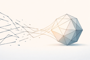 Abstract illustration representing rebuilding self-trust after addiction