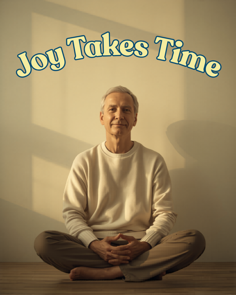 Person sitting in soft light experiencing a quiet moment of peace in recovery